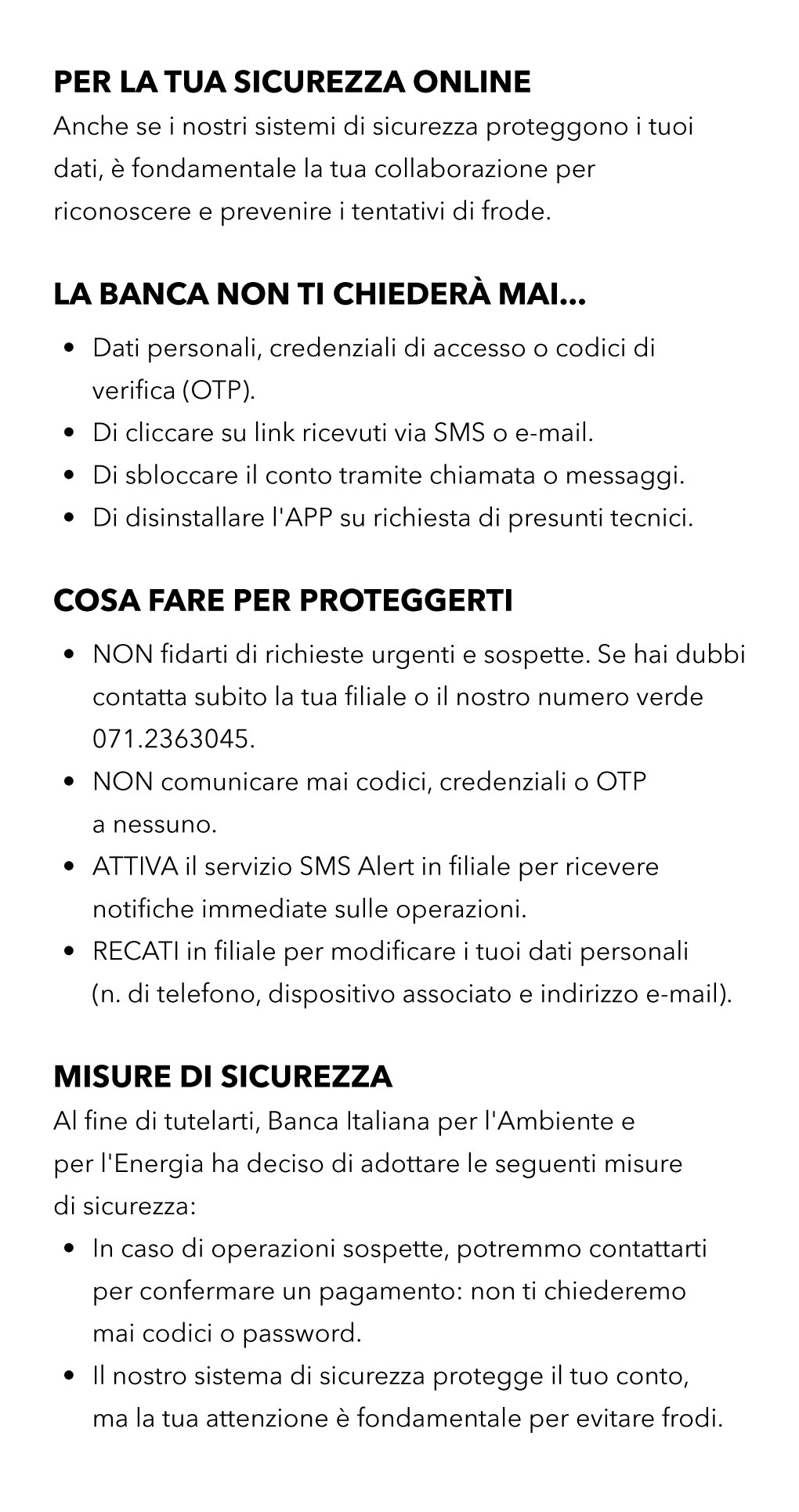 Sicurezza