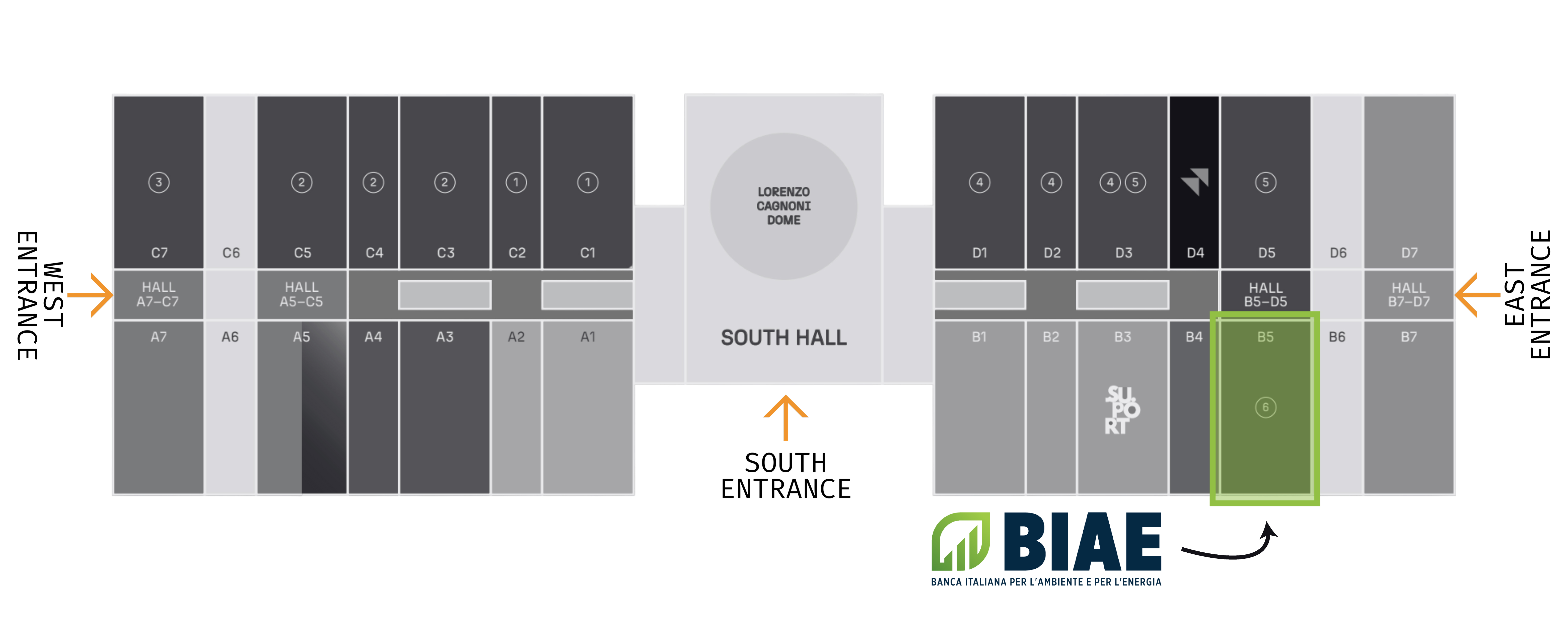 Mappa stand BIAE